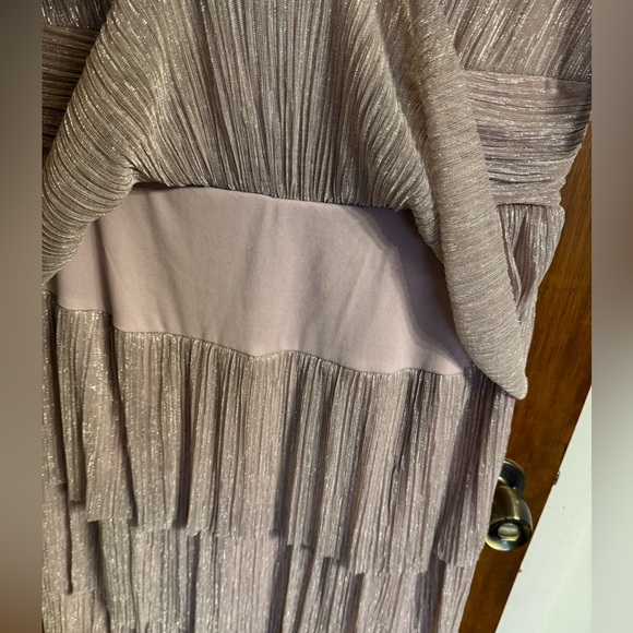 NWT Connected Apparel Size 14 Dusty Rose Tiered Sheath Cocktail Dress - Picture 9 of 17